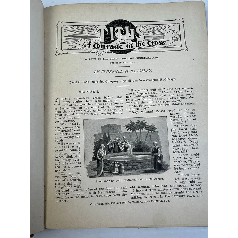 Titus: A Comrade Of The Cross 189-1897 - Revised Ed Florence KIngsley Christian